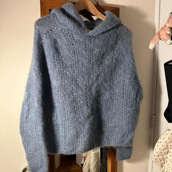 Sezane Theodore Sweater in Vintage Blue - Picture 1 of 3